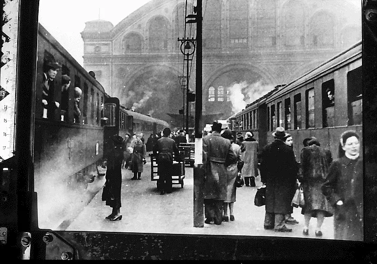Anhalter Bahnhof platforms, 1942