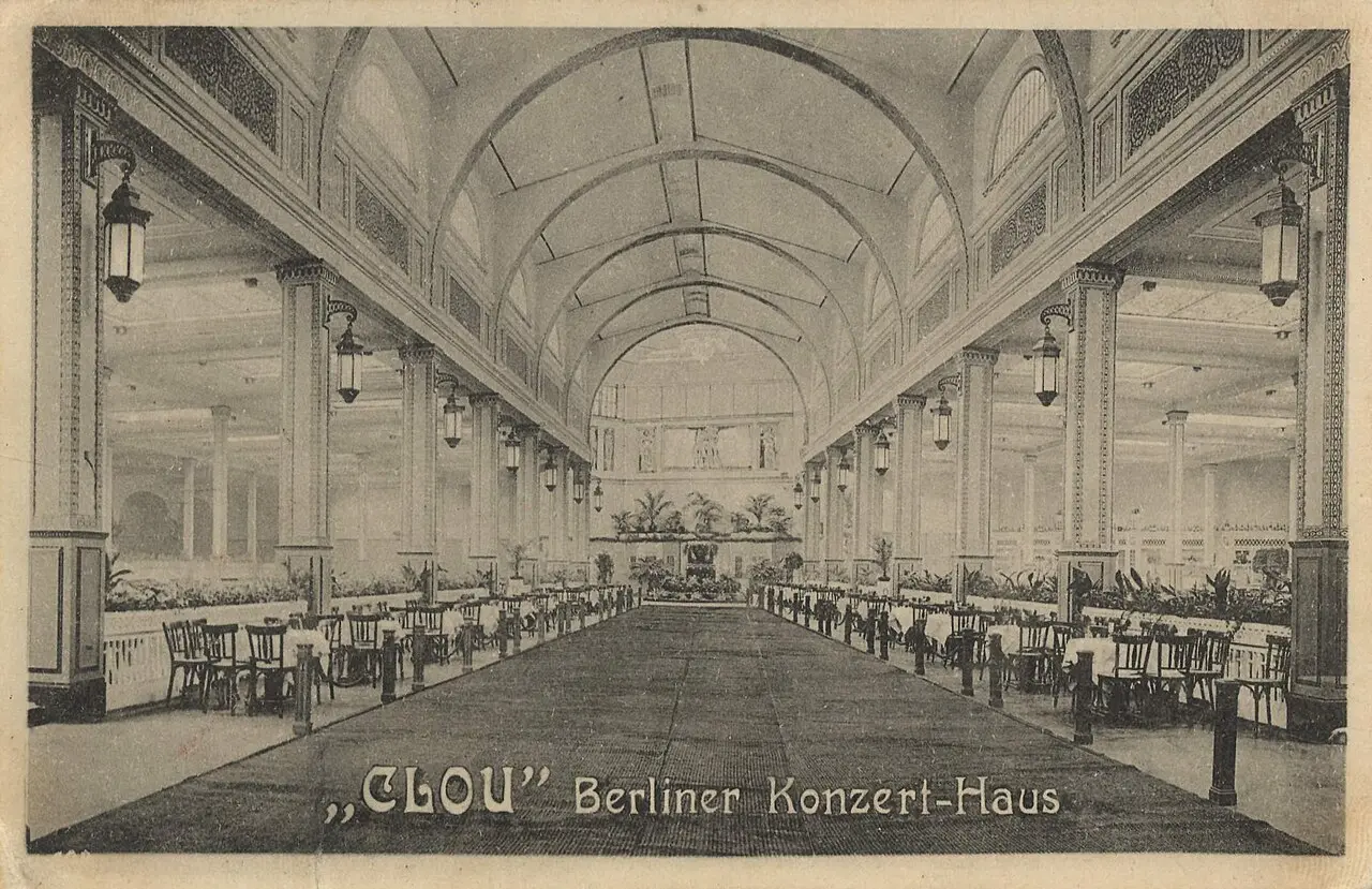The "Clou" concert hall, 1911
