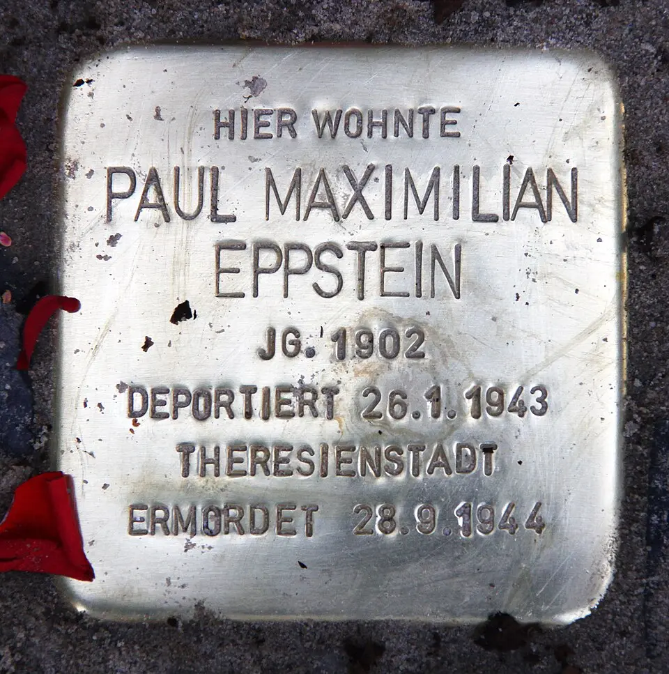 Stolperstein for Paul Maximilian Eppstein, Ludwigkirchstraße 10a, Berlin-Wilmersdorf