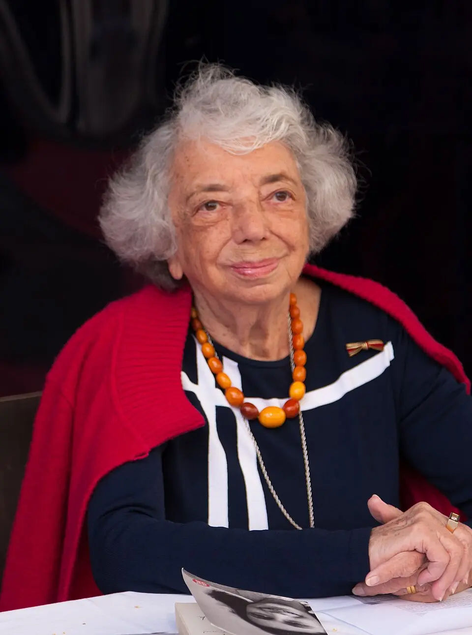 Margot Friedländer at a reading, 2012