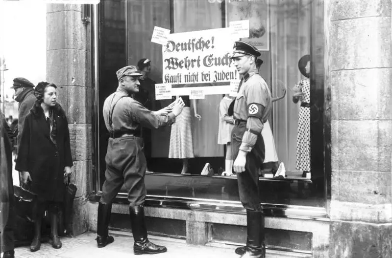 Boycott of Jewish shops, 1 April 1933