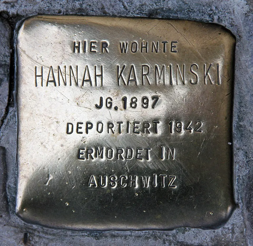 Stolperstein for Hannah Karminski, Oranienburger Straße 22, Berlin-Mitte
