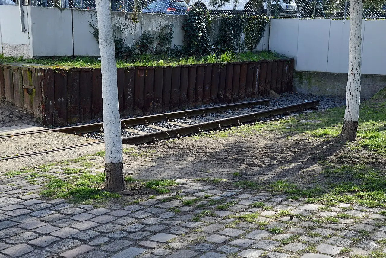 Track 69 and ramp, Gedenkort Güterbahnhof Moabit
