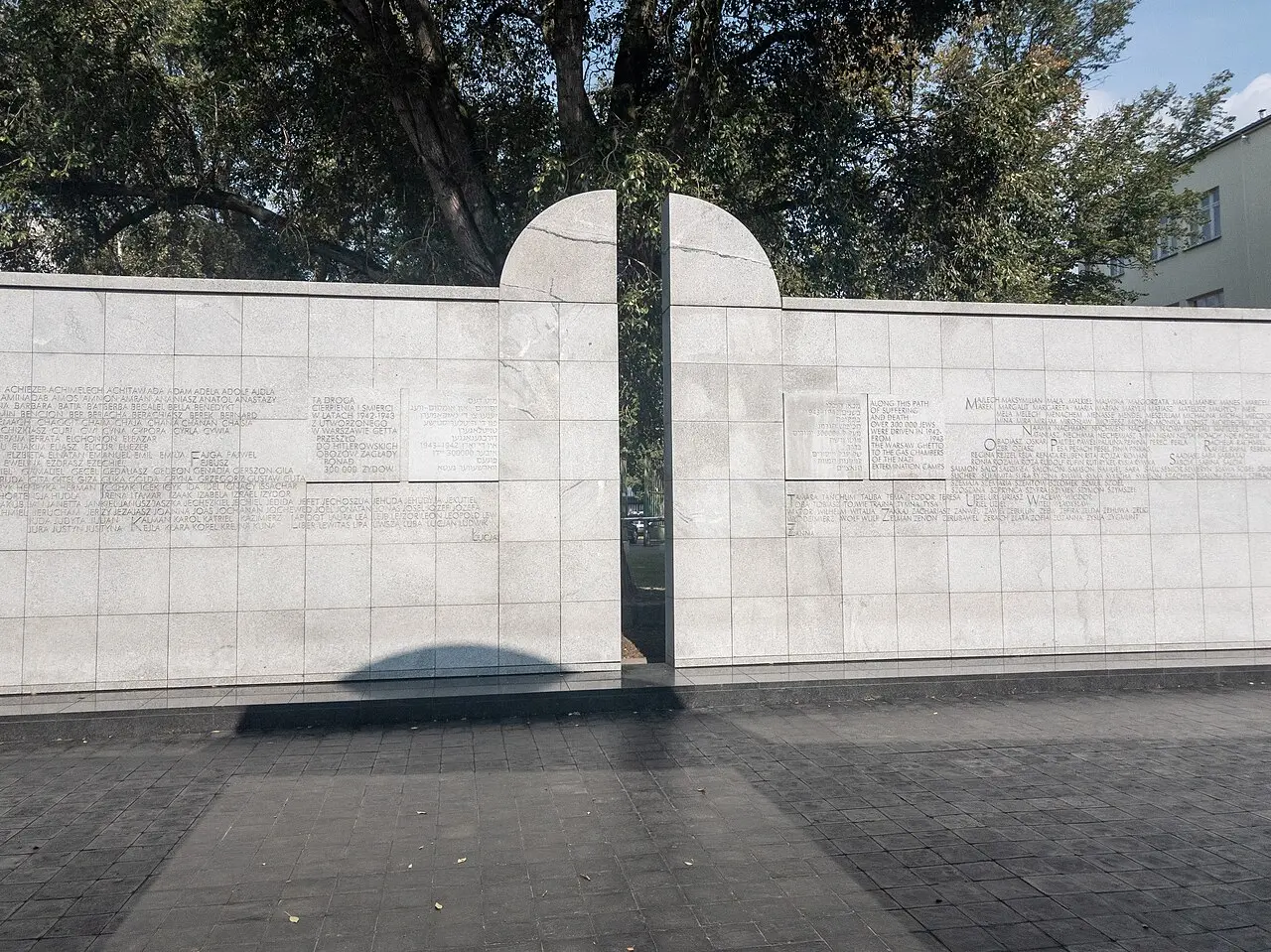 Inside the Umschlagplatz Memorial, Warsaw